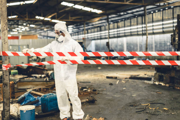 Professional Odor Removal technician working in Port Monmouth, NJ